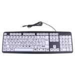 Black on white kb